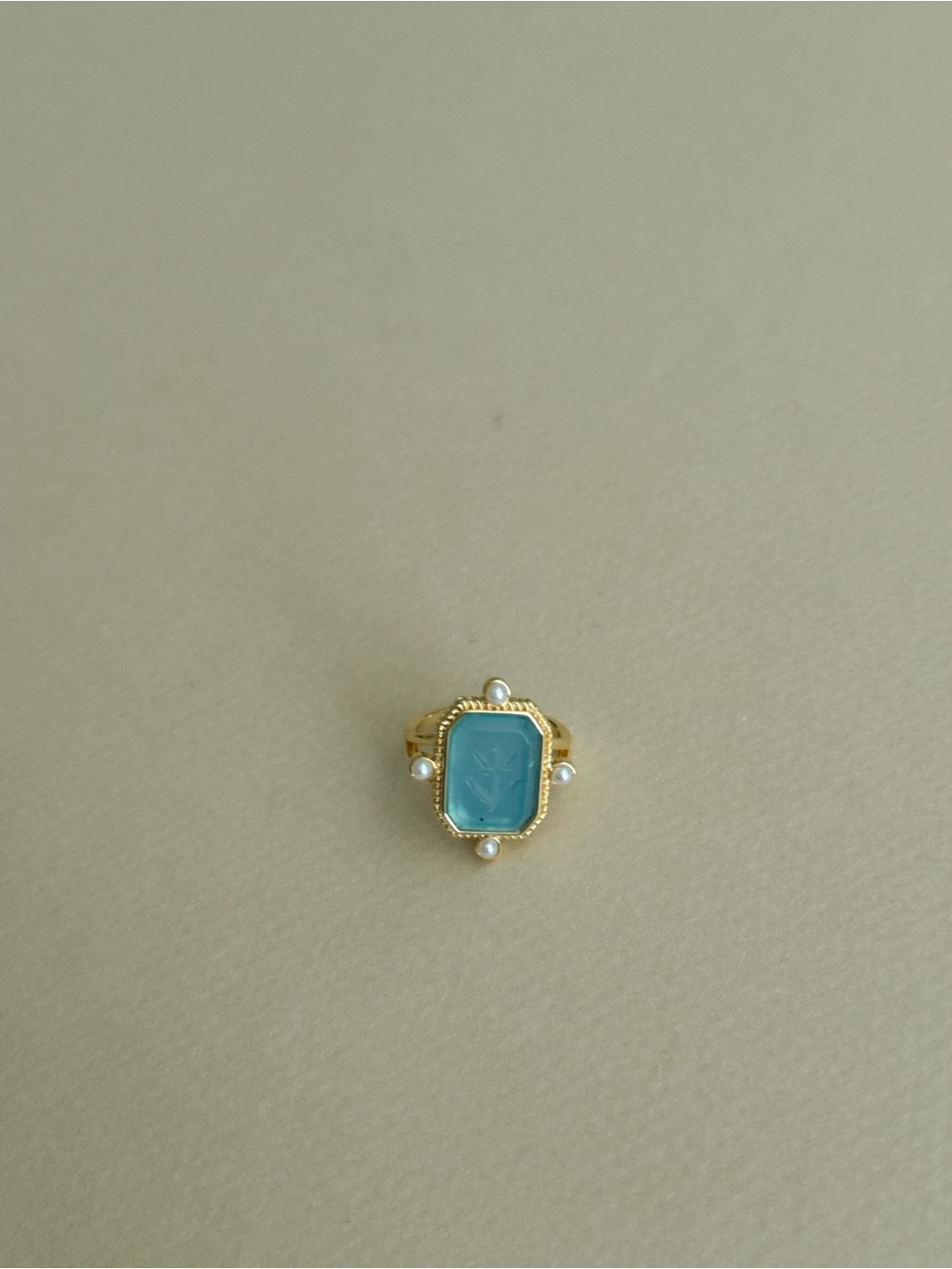 Boho crystal ring N2240 - Picture 2 of 3